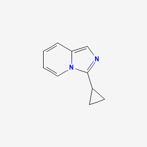 molecular formula C10H10N2 B2722158 3-Cyclopropylimidazo[1,5-a]pyridine CAS No. 1431656-20-0