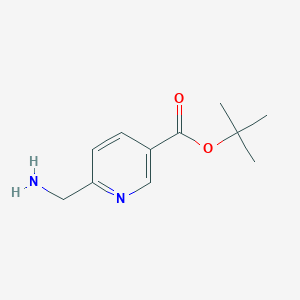 Tert-butyl 6-(aminomethyl)pyridine-3-carboxylate