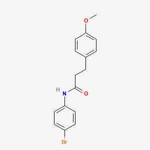 molecular formula C16H16BrNO2 B2722174 N-(4-bromophenyl)-3-(4-methoxyphenyl)propanamide CAS No. 28508-26-1