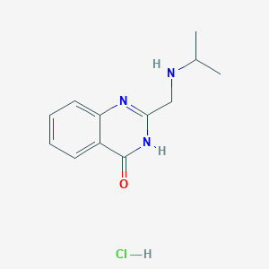2-{[(Propan-2-yl)amino]methyl}-3,4-dihydroquinazolin-4-one hydrochloride