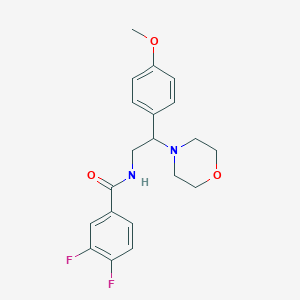 3,4-difluoro-N-(2-(4-methoxyphenyl)-2-morpholinoethyl)benzamide