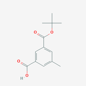 molecular formula C13H16O4 B2722227 3-[(叔丁氧基)羰基]-5-甲基苯甲酸 CAS No. 1909308-82-2