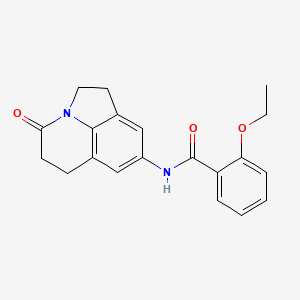 2-ethoxy-N-(4-oxo-2,4,5,6-tetrahydro-1H-pyrrolo[3,2,1-ij]quinolin-8-yl)benzamide