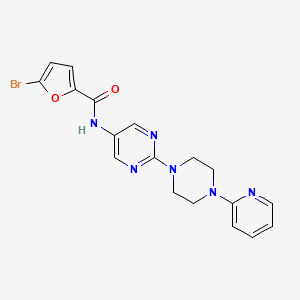 5-bromo-N-(2-(4-(pyridin-2-yl)piperazin-1-yl)pyrimidin-5-yl)furan-2-carboxamide