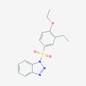 1-[(4-ethoxy-3-ethylphenyl)sulfonyl]-1H-benzotriazole
