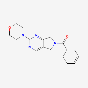 cyclohex-3-en-1-yl(2-morpholino-5H-pyrrolo[3,4-d]pyrimidin-6(7H)-yl)methanone
