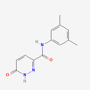 molecular formula C13H13N3O2 B2722325 N-(3,5-二甲基苯基)-6-氧代-1H-吡啶并[3,4-d]嘧啶-3-甲酰胺 CAS No. 848670-54-2