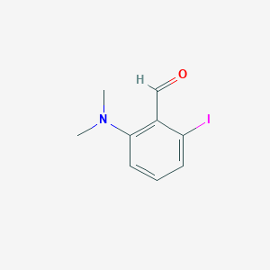 molecular formula C9H10INO B2722329 2-(Dimethylamino)-6-iodobenzaldehyde CAS No. 1289200-30-1