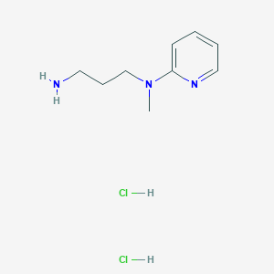 molecular formula C9H17Cl2N3 B2722373 N-(3-aminopropyl)-N-methylpyridin-2-amine dihydrochloride CAS No. 2095409-53-1