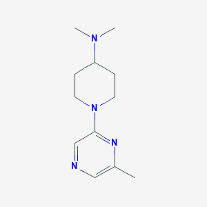 molecular formula C12H20N4 B2722383 N,N-二甲基-1-(6-甲基吡嘧啶-2-基)哌啶-4-胺 CAS No. 2097866-72-1