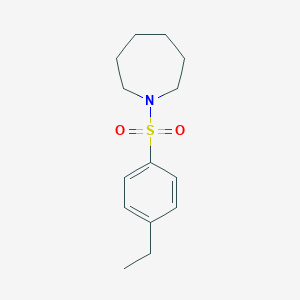 molecular formula C14H21NO2S B272242 1-(4-Ethylbenzenesulfonyl)azepane 