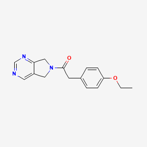 2-(4-ethoxyphenyl)-1-(5H-pyrrolo[3,4-d]pyrimidin-6(7H)-yl)ethanone