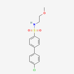 4'-chloro-N-(2-methoxyethyl)-4-biphenylsulfonamide