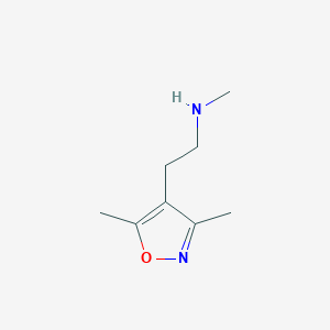 2-(3,5-dimethyl-1,2-oxazol-4-yl)-N-methylethanamine