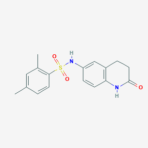 2,4-dimethyl-N-(2-oxo-1,2,3,4-tetrahydroquinolin-6-yl)benzenesulfonamide