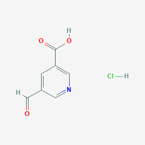 5-Formylpyridine-3-carboxylic acid hydrochloride