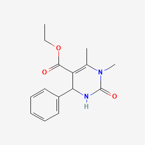 Ethyl 1,6-dimethyl-2-oxo-4-phenyl-1,2,3,4-tetrahydro-5-pyrimidinecarboxylate