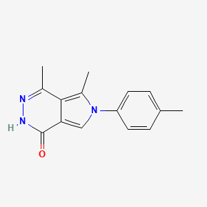 4,5-Dimethyl-6-(4-methylphenyl)-2H-pyrrolo[3,4-d]pyridazin-1-one