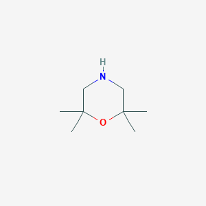 molecular formula C8H17NO B2722590 2,2,6,6-Tetramethylmorpholine CAS No. 19151-69-0