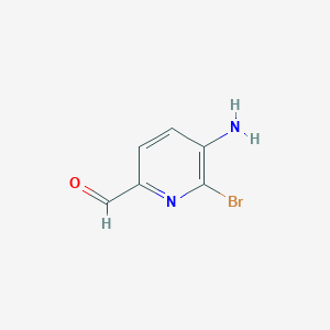 molecular formula C6H5BrN2O B2722629 5-Amino-6-bromopicolinaldehyde CAS No. 1289127-50-9
