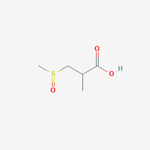 3-Methanesulfinyl-2-methylpropanoic acid