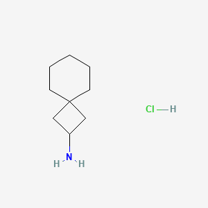 molecular formula C9H18ClN B2722634 Spiro[3.5]nonan-2-amine hydrochloride CAS No. 1989672-30-1