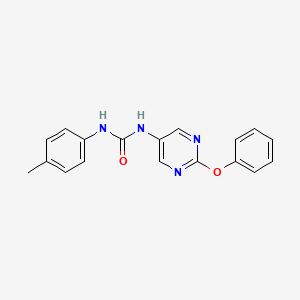 1-(2-Phenoxypyrimidin-5-yl)-3-(p-tolyl)urea