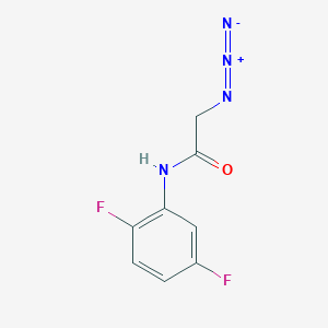 molecular formula C8H6F2N4O B2722639 2-azido-N-(2,5-difluorophenyl)acetamide CAS No. 1196518-35-0