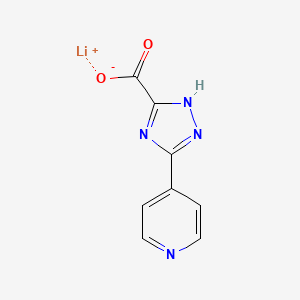 Lithium;3-pyridin-4-yl-1H-1,2,4-triazole-5-carboxylate