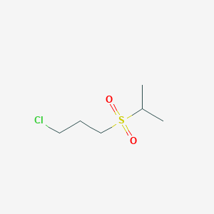 molecular formula C6H13ClO2S B2722677 1-Chloro-3-(propane-2-sulfonyl)propane CAS No. 128147-27-3