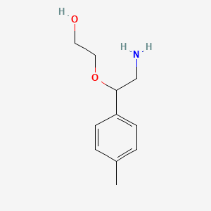 molecular formula C11H17NO2 B2722700 2-(2-Amino-1-(p-tolyl)ethoxy)ethanol CAS No. 1448135-20-3