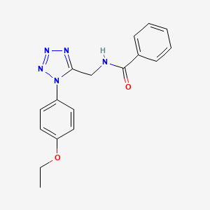 N-((1-(4-ethoxyphenyl)-1H-tetrazol-5-yl)methyl)benzamide
