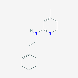 molecular formula C14H20N2 B2722738 N-[2-(1-Cyclohexenyl)ethyl]-4-methylpyridine-2-amine CAS No. 1250543-30-6