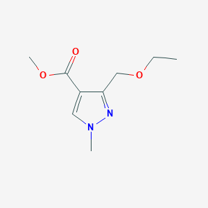 B2722741 Methyl 3-(ethoxymethyl)-1-methylpyrazole-4-carboxylate CAS No. 1975118-61-6