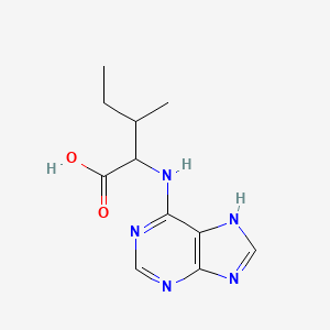 molecular formula C11H15N5O2 B2722746 N-9H-purin-6-ylisoleucine CAS No. 1491139-77-5