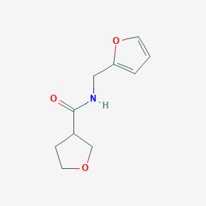 molecular formula C10H13NO3 B2722765 N-(呋喃-2-基甲基)四氢呋喃-3-甲酰胺 CAS No. 1788611-61-9