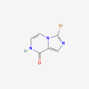 molecular formula C6H4BrN3O B2722766 3-Bromo-7H,8H-imidazo[1,5-a]pyrazin-8-one CAS No. 1534625-82-5