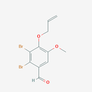 4-(Allyloxy)-2,3-dibromo-5-methoxybenzaldehyde