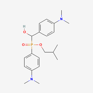 Isobutyl (4-(dimethylamino)phenyl)((4-(dimethylamino)phenyl)(hydroxy)methyl)phosphinate