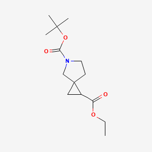 5-Tert-butyl 1-ethyl 5-azaspiro[2.4]heptane-1,5-dicarboxylate