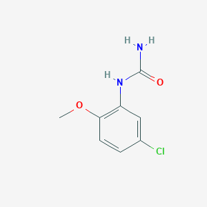 molecular formula C8H9ClN2O2 B2722854 (5-Chloro-2-methoxyphenyl)urea CAS No. 202823-21-0