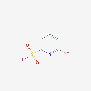molecular formula C5H3F2NO2S B2722873 6-Fluoropyridine-2-sulfonyl fluoride CAS No. 1934638-48-8