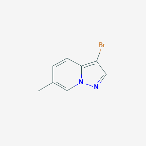 molecular formula C8H7BrN2 B2722877 3-Bromo-6-methylpyrazolo[1,5-a]pyridine CAS No. 1824301-67-8