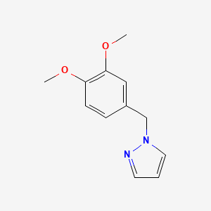1-[(3,4-dimethoxyphenyl)methyl]-1H-pyrazole