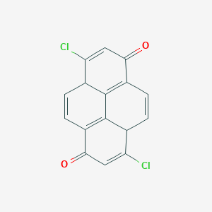molecular formula C16H8Cl2O2 B2722892 3,8-dichloropyrene-1,6(3aH,8aH)-dione CAS No. 405270-72-6