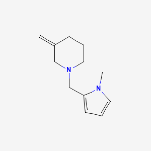 molecular formula C12H18N2 B2722899 1-((1-methyl-1H-pyrrol-2-yl)methyl)-3-methylenepiperidine CAS No. 2034458-30-3
