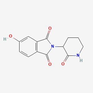 5-Hydroxy-2-(2-oxopiperidin-3-yl)isoindole-1,3-dione