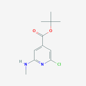 Tert-butyl 2-chloro-6-(methylamino)pyridine-4-carboxylate
