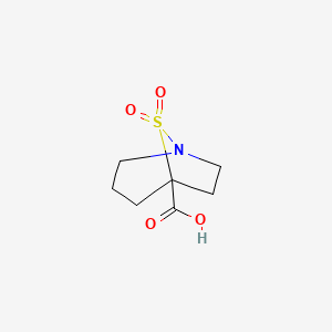 8,8-Dioxo-8lambda6-thia-1-azabicyclo[3.2.1]octane-5-carboxylic acid