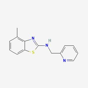 4-methyl-N-(pyridin-2-ylmethyl)benzo[d]thiazol-2-amine